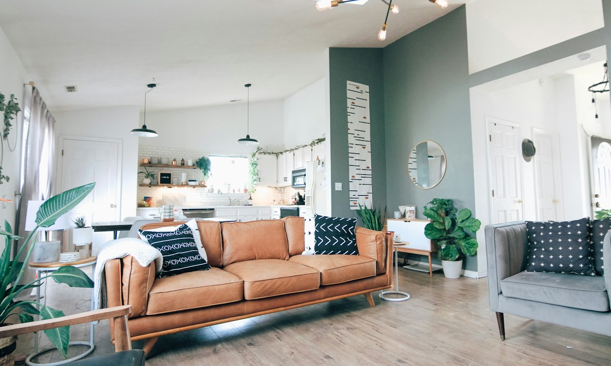 Tidy home interior — sample stock photo